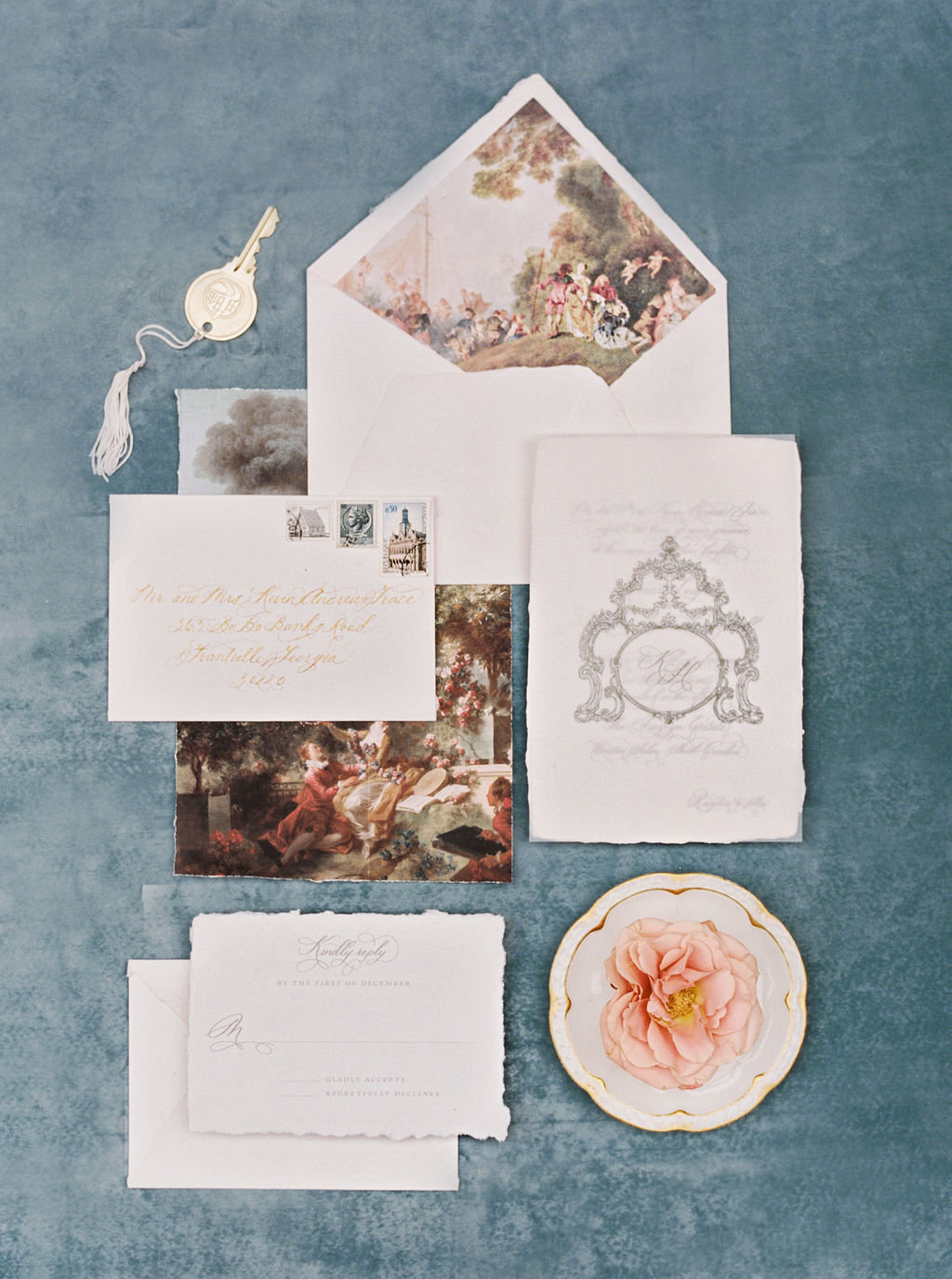 invitation suite styling