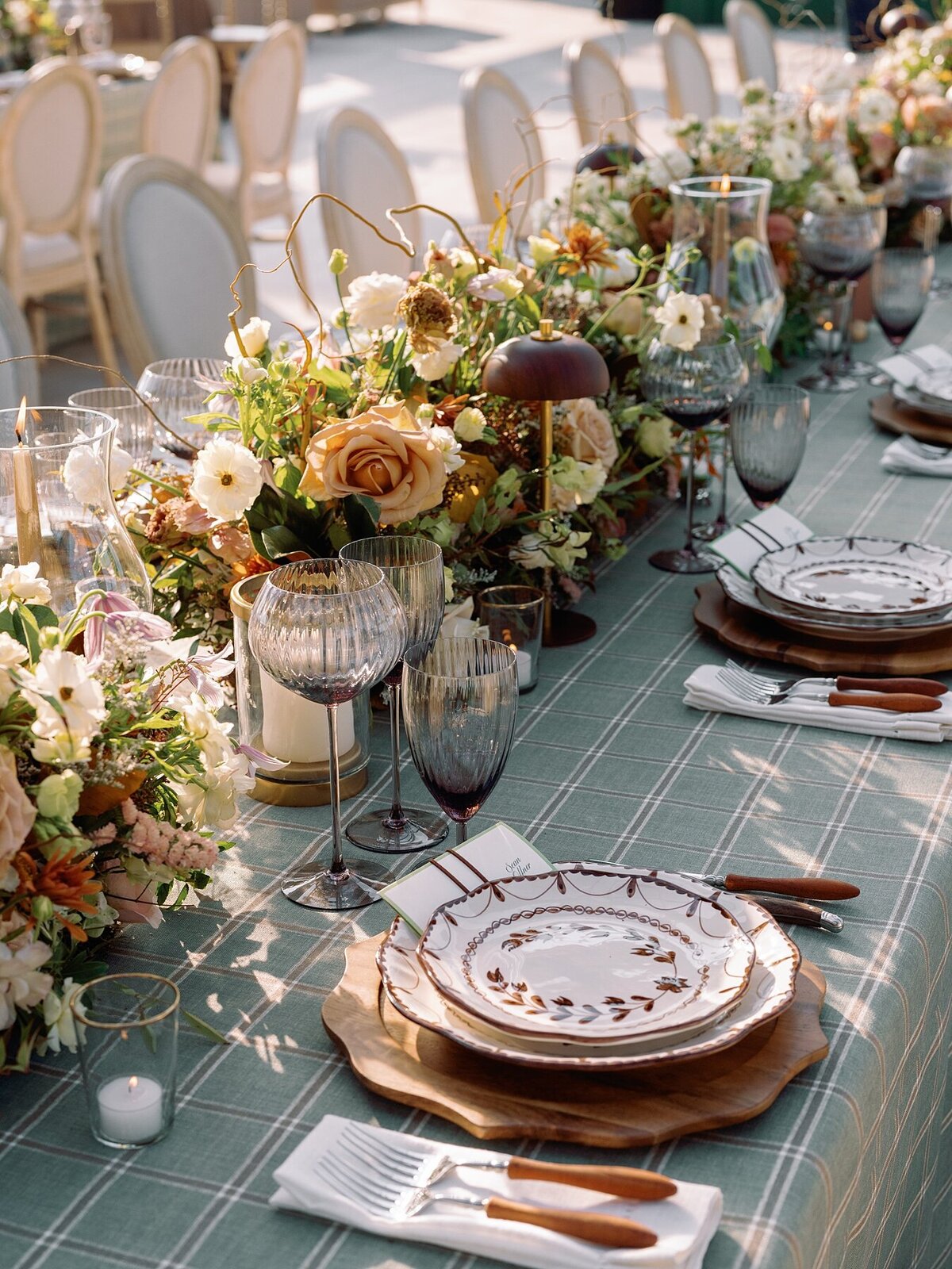 Custom tented wedding celebration with fall Ralph Lauren vibes at private polo farm in Aiken, South Carolina by Sarah Bradshaw_0216