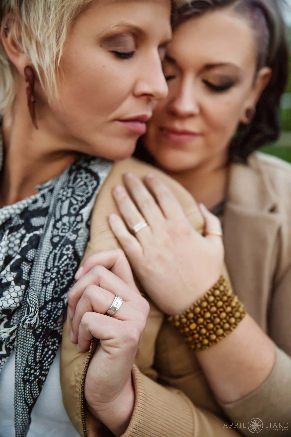 Romantic Same Sex Engagement Photography in Colorado