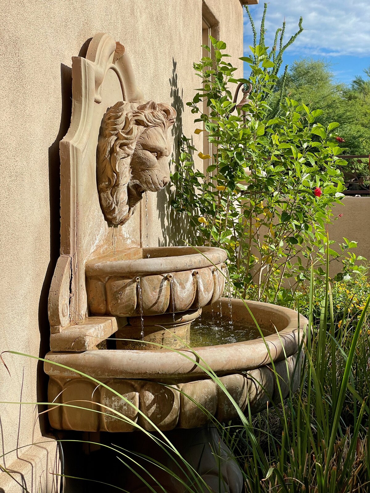 Italy, Fountain, Courtyard