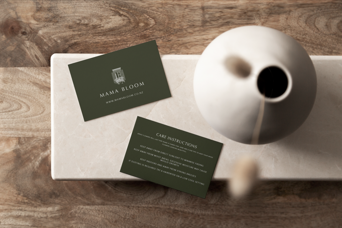 florist business card design