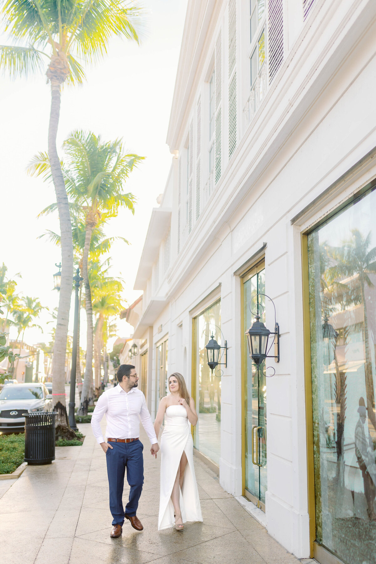 Vincent & Cheyanne-Engagement Portraits-Worth Avenue-Florida Wedding Photographer-20