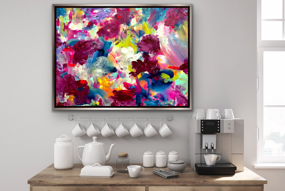 Brent Ray Fraser Abstract Penis Painting - 01