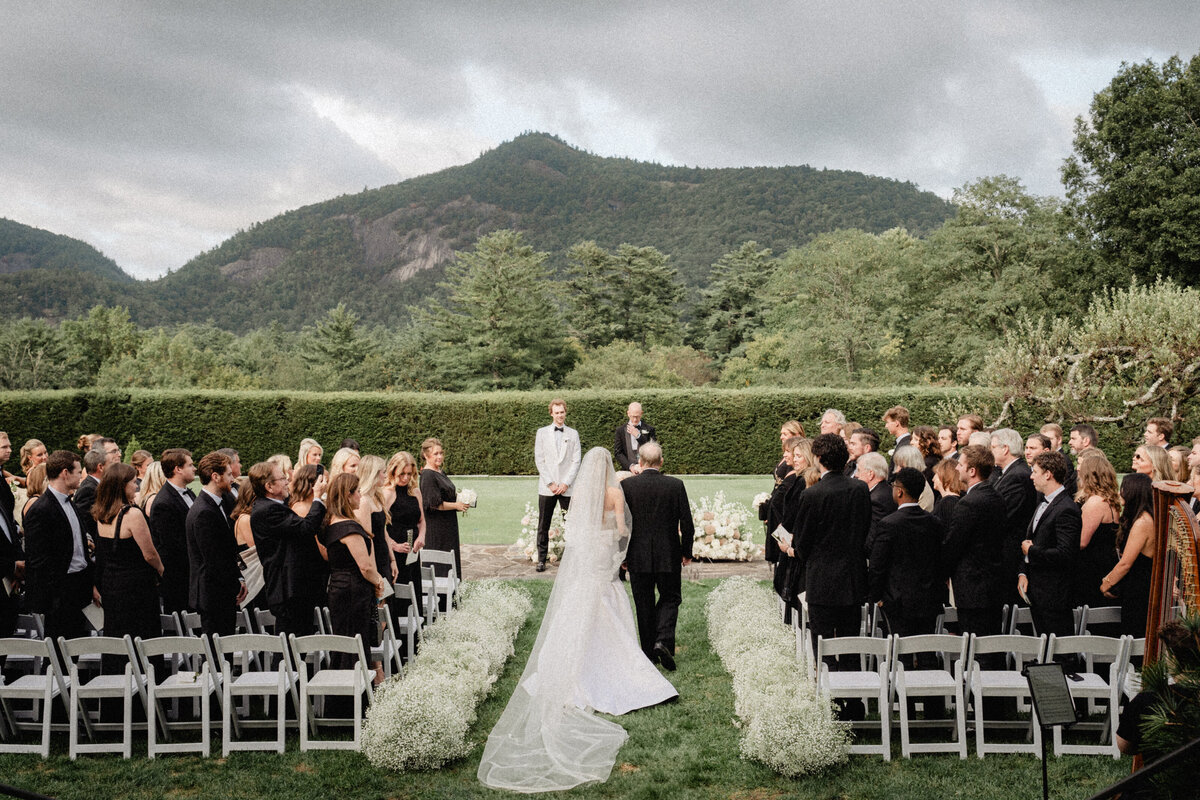 Bride and Groom at Chattooga Club Cashiers NC by Wedding Photographer Nick Francis-47