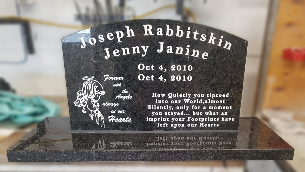 sask headstone for stillborn miscarriage babies