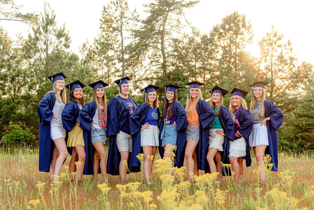 Senior Grad Charlotte Cap & Gown Photography Tobi's Timeless Treasures