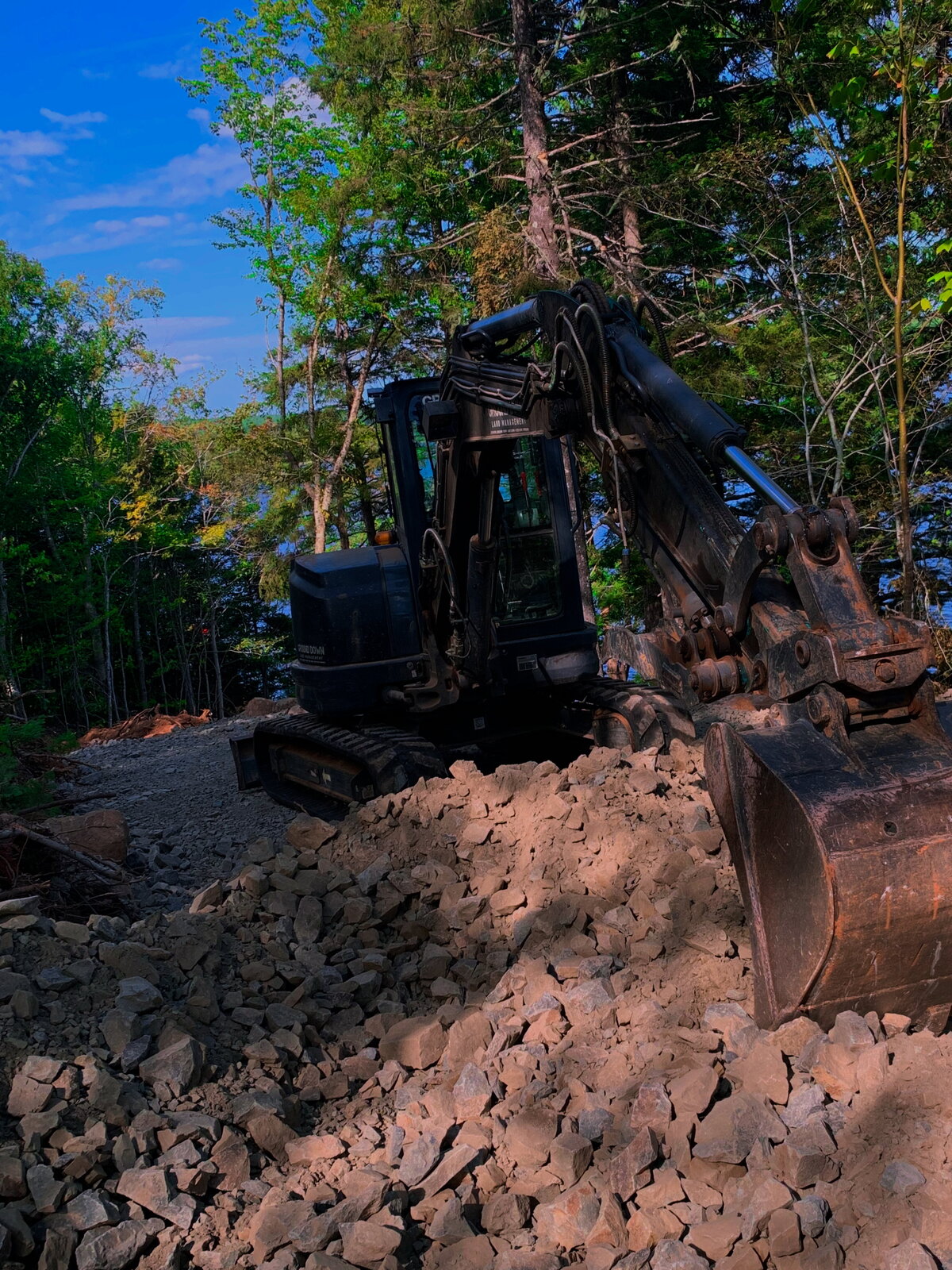Ground Down Land Management - Excavation Services - Nova Scotia - Property Access - Trail Systems - Driveways - Patios - Landscaping - Mulching