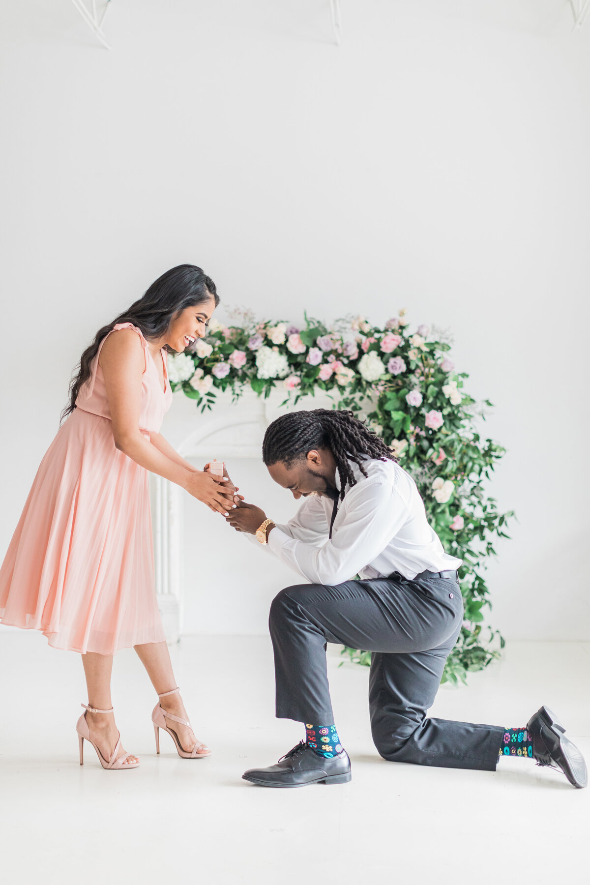 Surprise Indoor Proposal in Houston, Texas