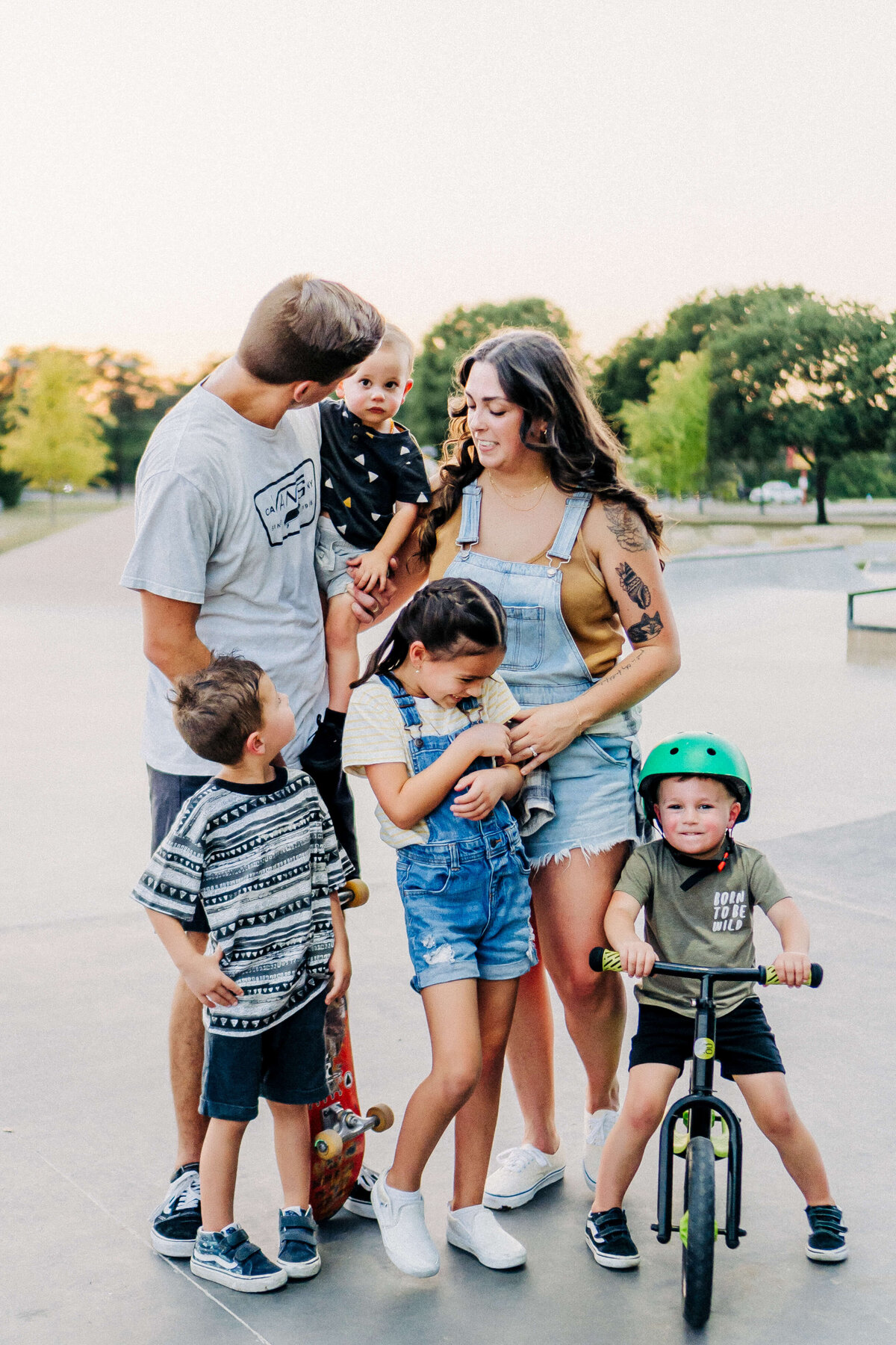 Dallas Lifestyle Family Photographer Family Skate park Photos