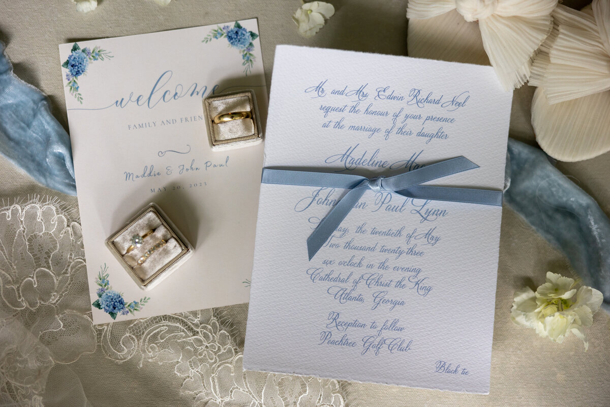 Wedding Invitation Christ the King Atlanta