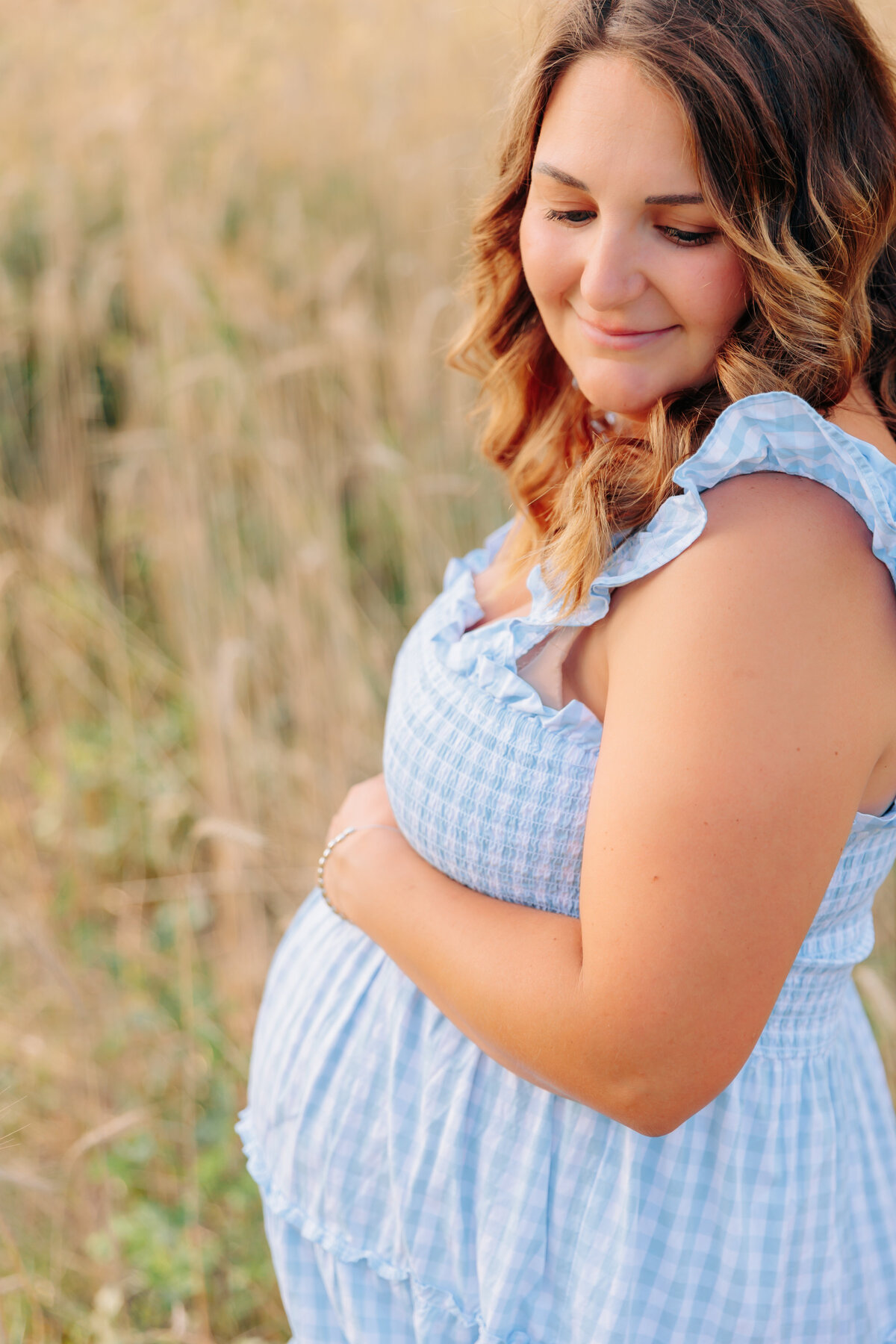 Outdoor Maternity photo session photographed by Asheville Maternity and Newborn Photographer Rachel Marie Photography
