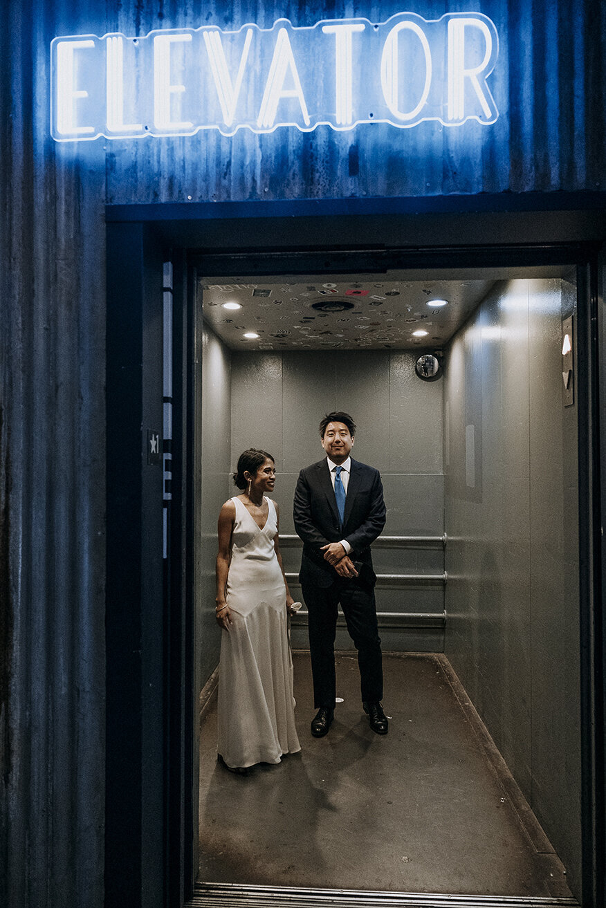 Mira Park Photography NY based wedding photographer Wedding portrait at Greenpoint Loft in Brooklyn, NY