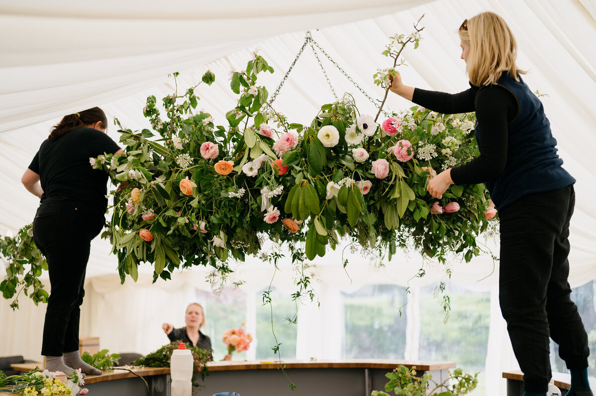 Spring Floral Hoop Marquee