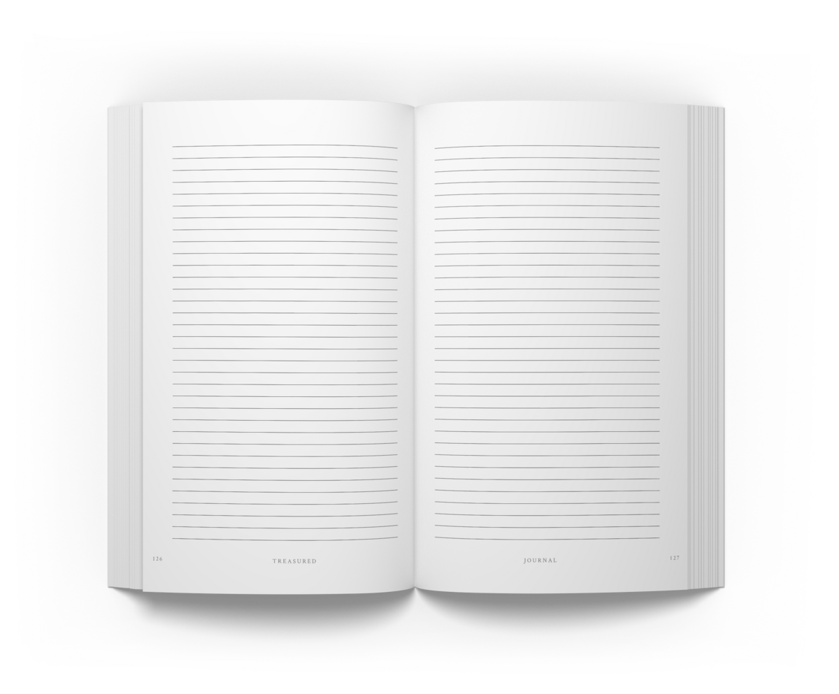 blank journal with lined pages
