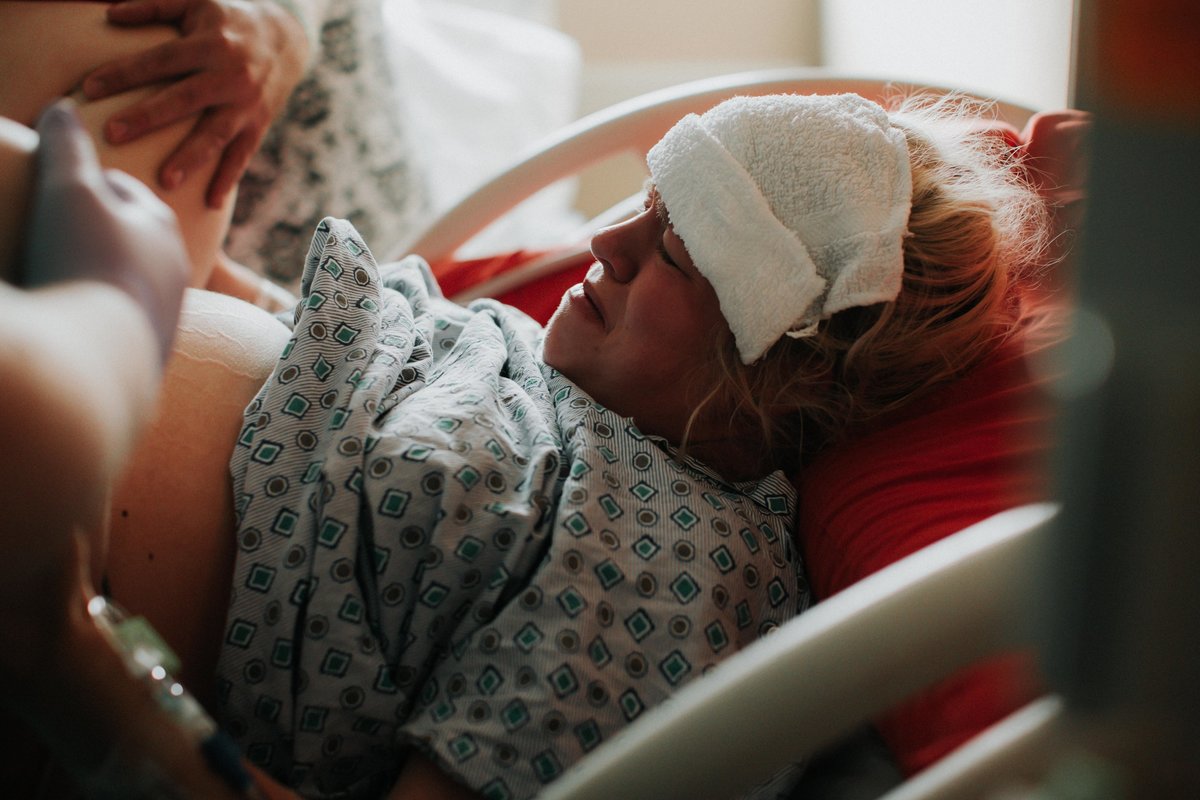 Birthing mother laboring down at Gwinnett Medical Center