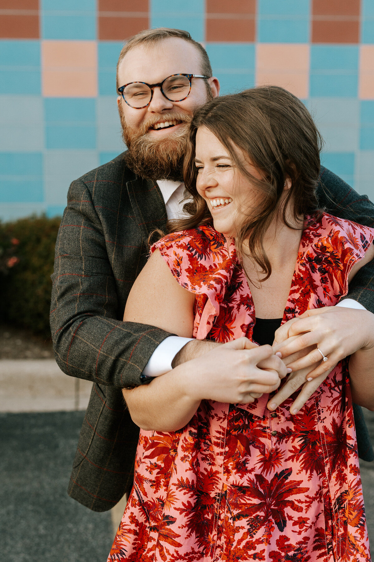 creative fun chicago flash engagement photos at Portillos Hotdogs-12-ed-lucy