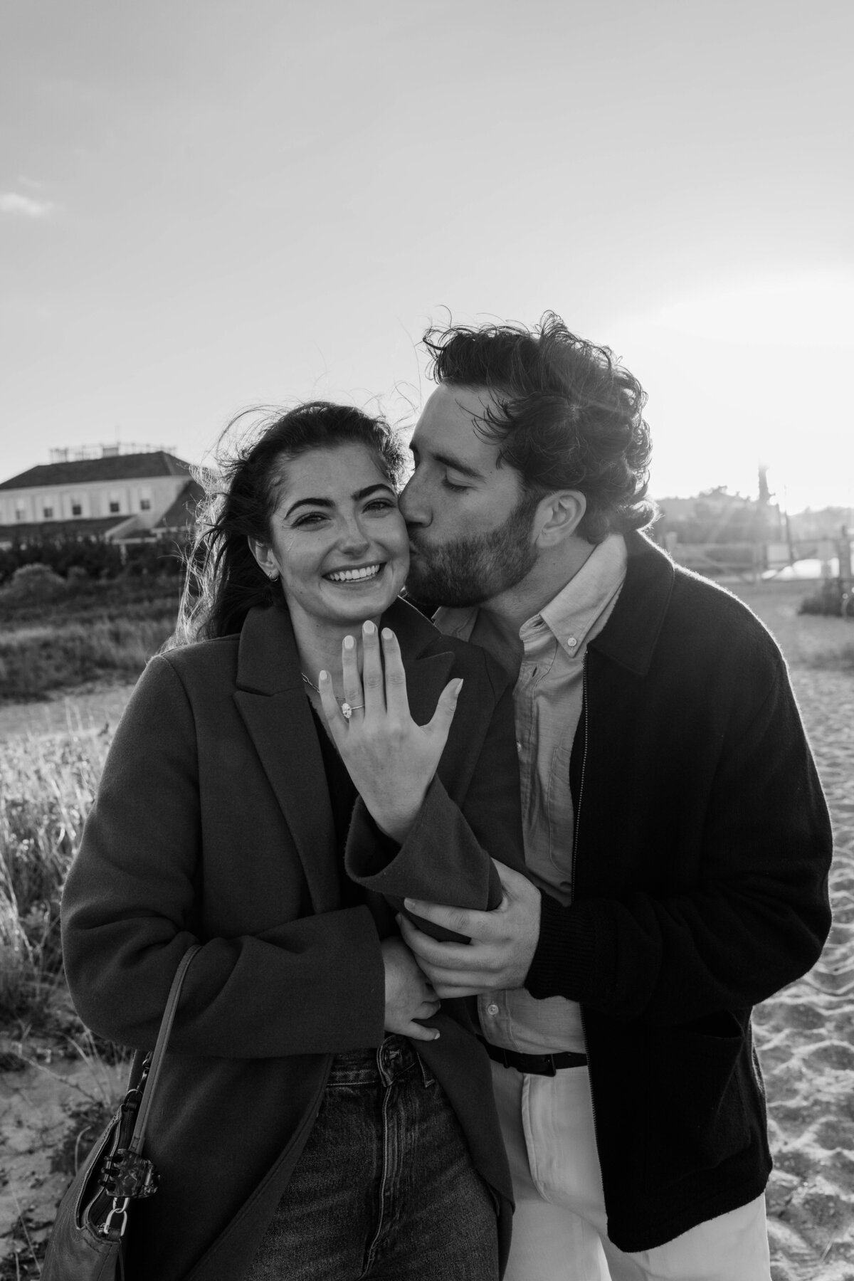 Nantucket Engagement Proposal Photos by Arlinda_-11