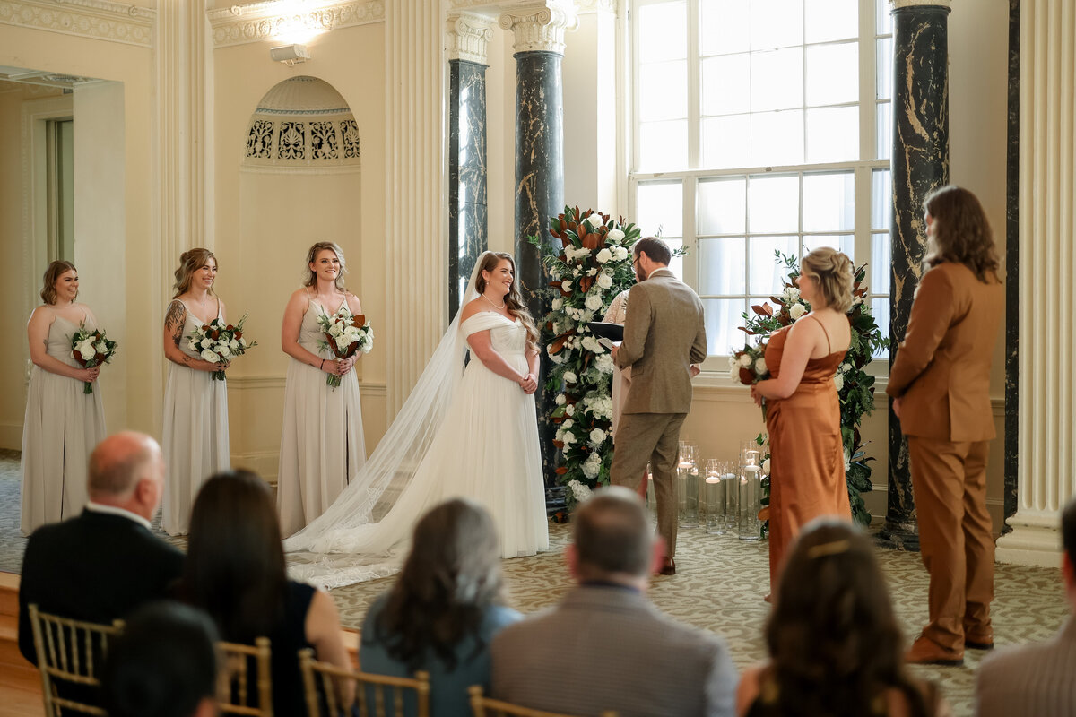A beautiful wedding day featuring the bride and groom, joyful moments with family and friends, elegant decor, and heartfelt celebrations in a stunning venue.