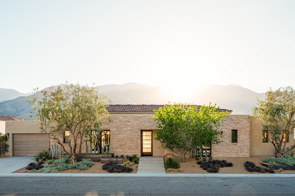 Landscape designed in Palm Springs designed by Los Angeles architect