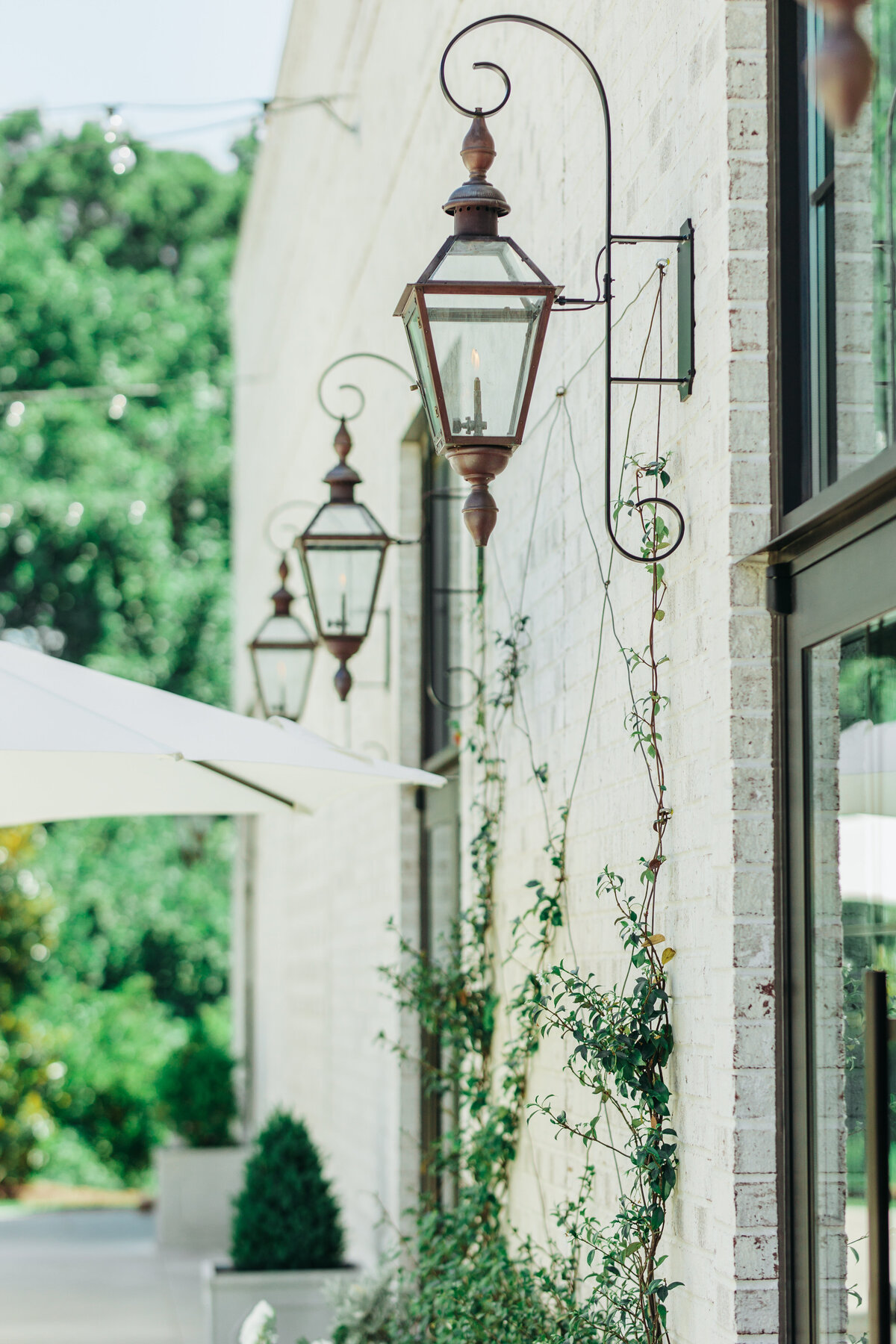 elegant European inspired patio at The Maxwell