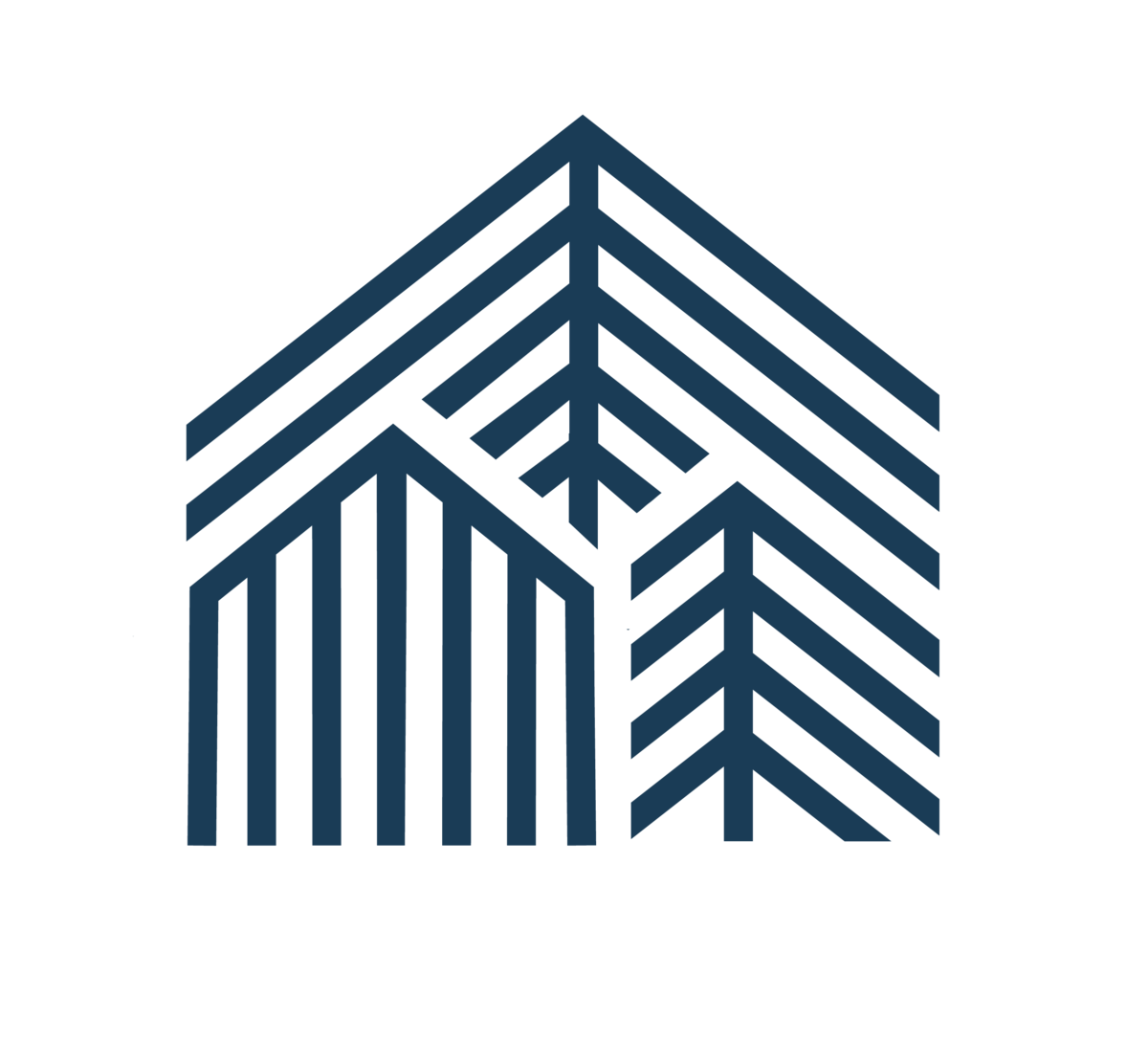 outdoor environments icon navy