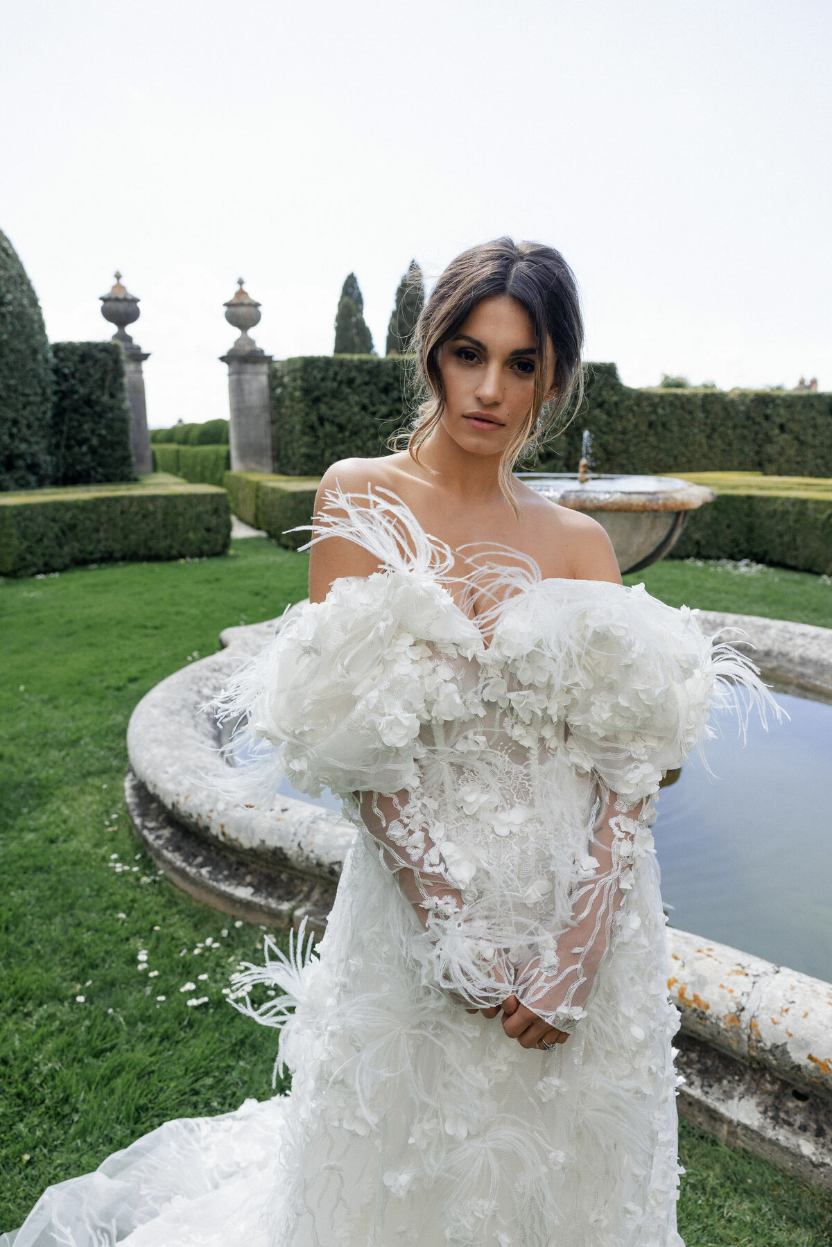wedding  photoshoot La Foce Villa Tuscany 10