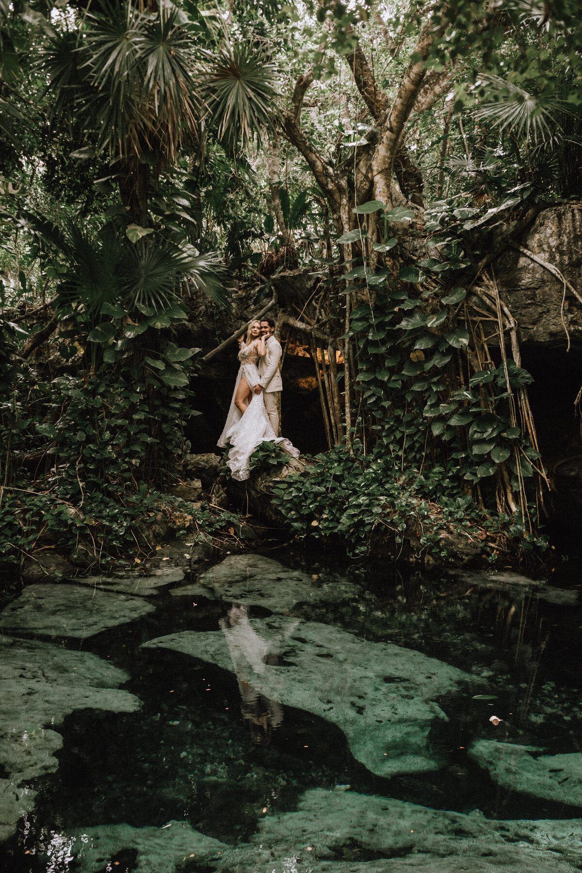Mayan Wedding Ceremony at a Cenote in Tulum