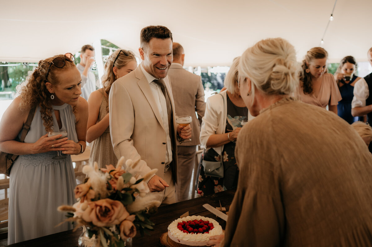 Pure Liefde Fotografie - Herbert-Niels & LoÏs - Aankomst + taart-85