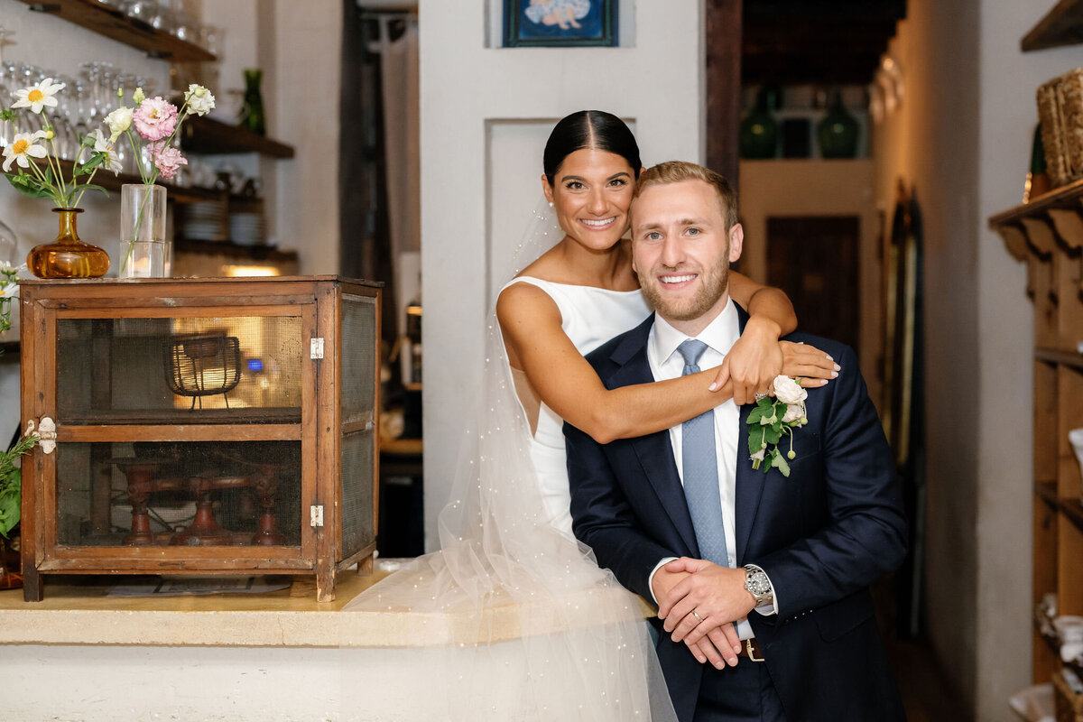 Bride & Groom Portrait by Lisa Blanche Photography