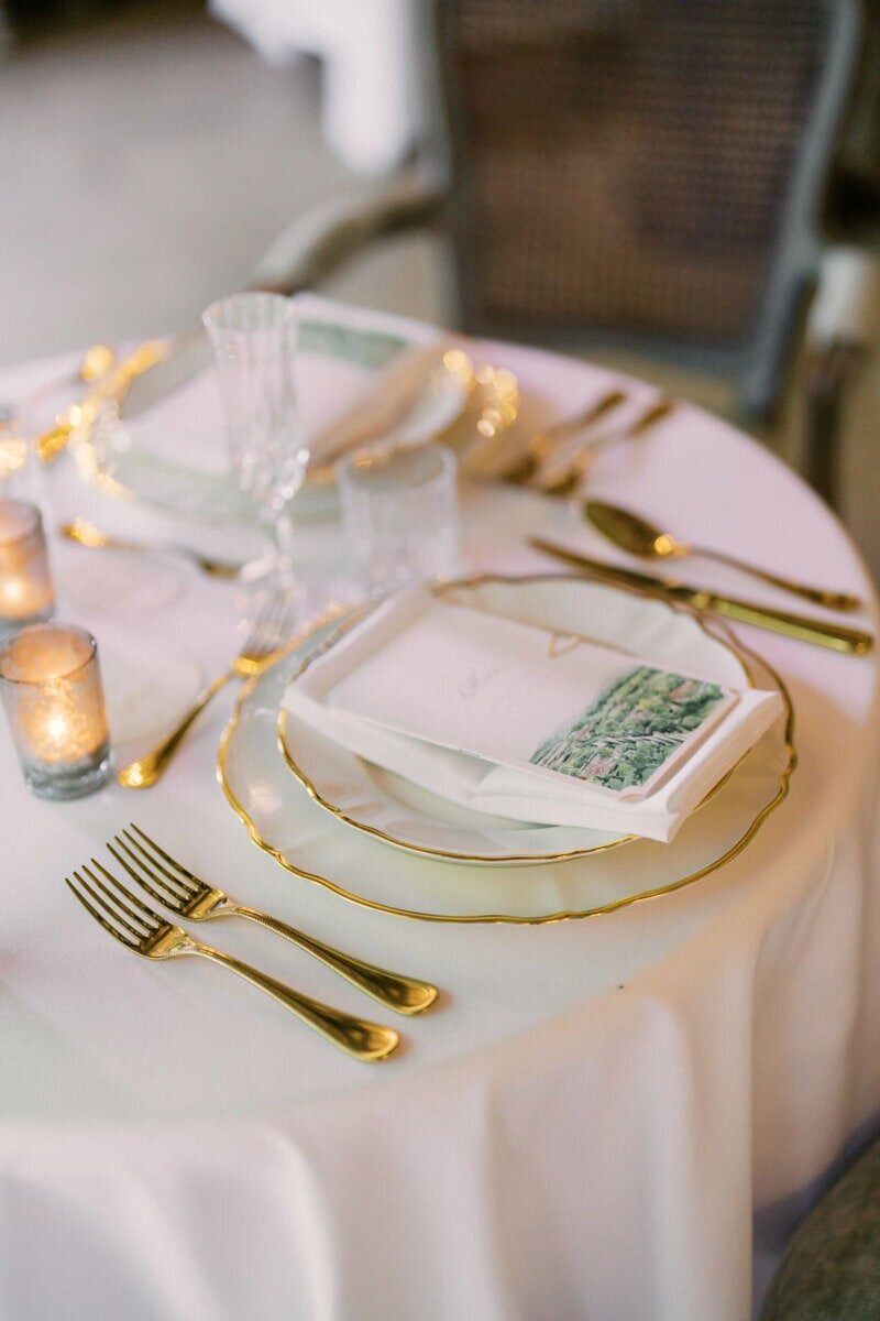 Private intimate dinner at the Saporium during a Borgo Santo Pietro wedding in Tuscany