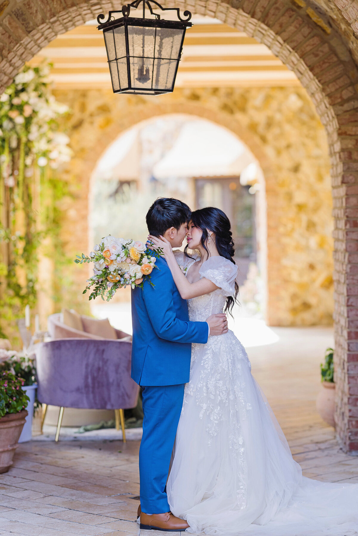 asian bride and groom