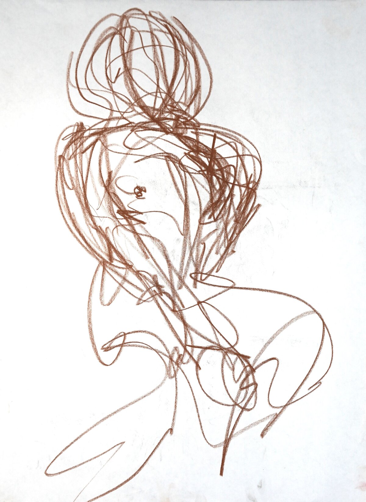 Brent Ray Fraser Figurative Nude Drawing 2001 - 01