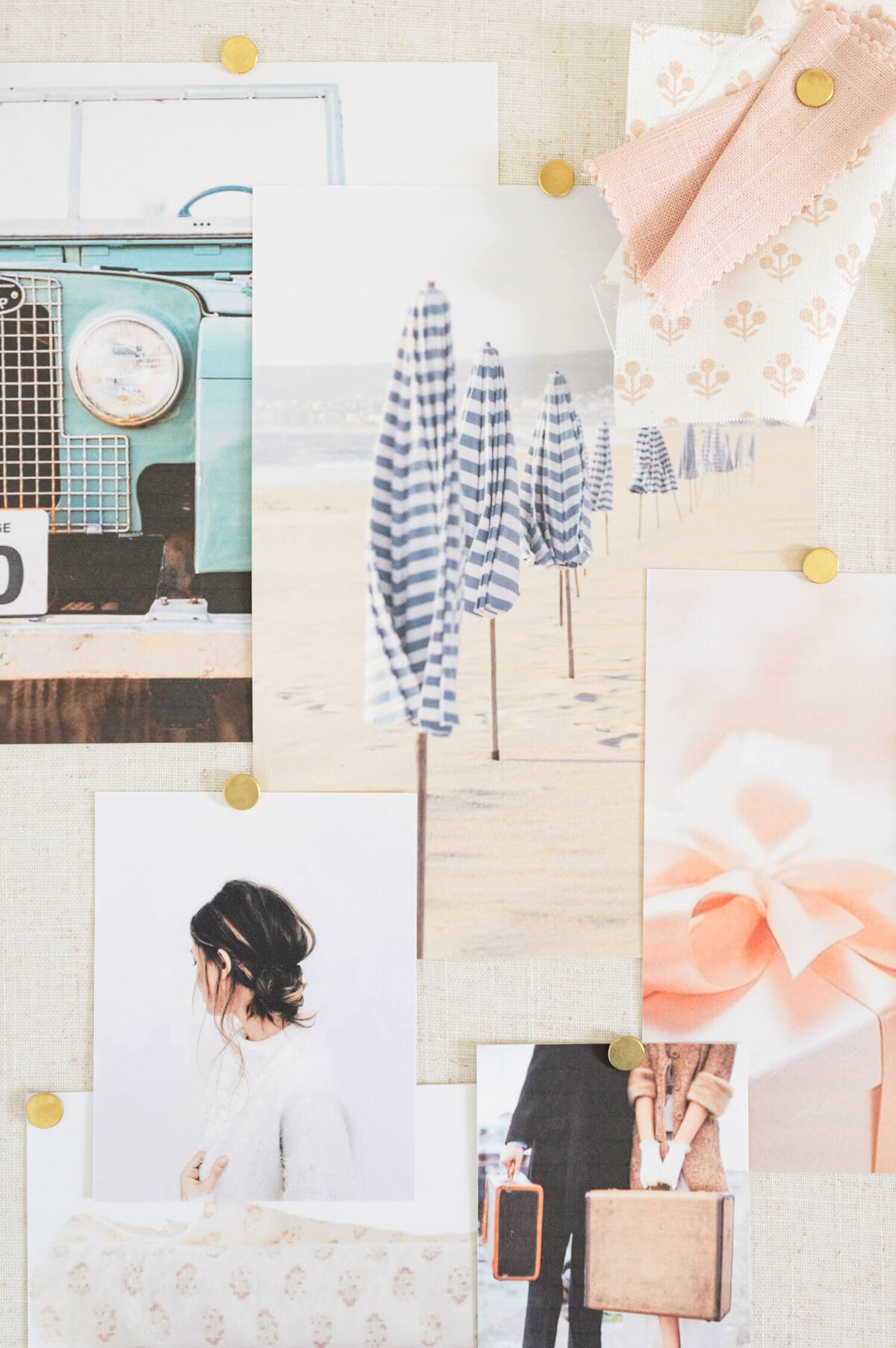 Summer beach_mood board--website
