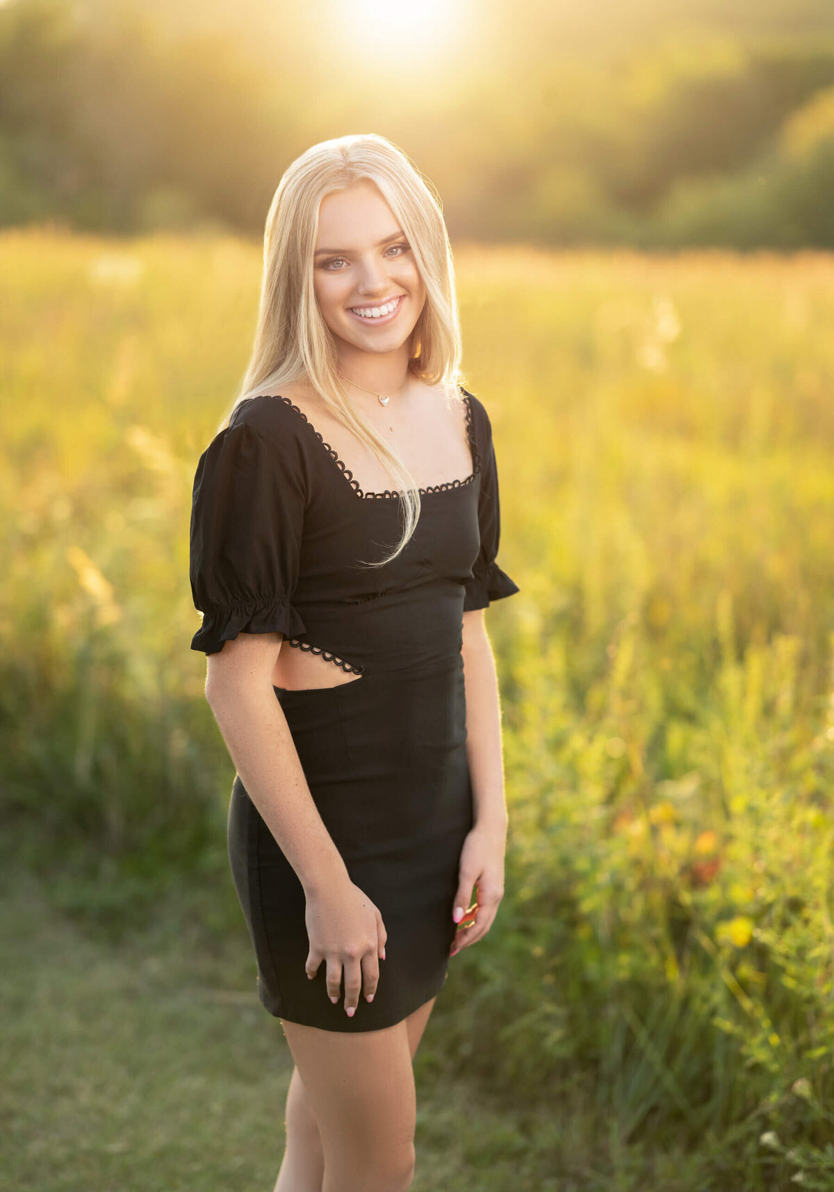 Golden hour senior photo