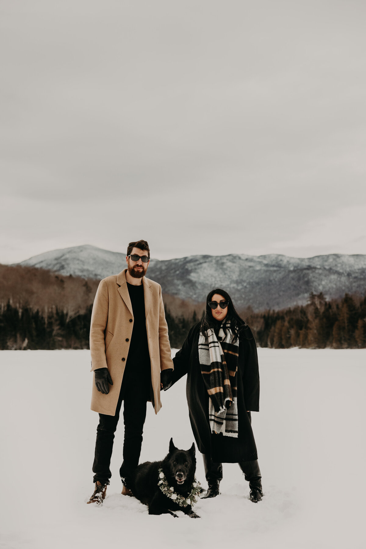 RoryandNina_Winter Adirondack Mountains New York_Engagement-25