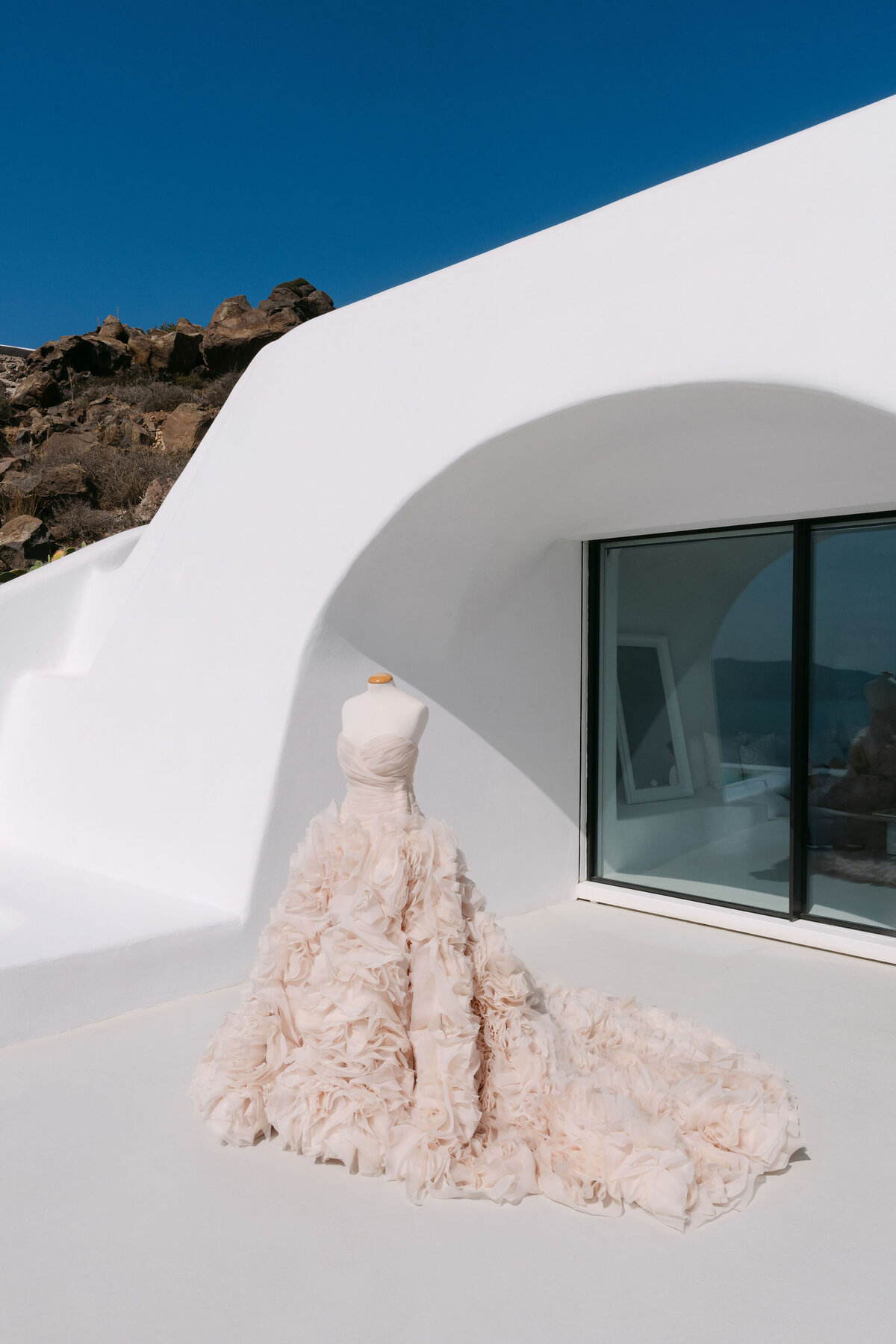 Santorini Elegant Destination Wedding-5