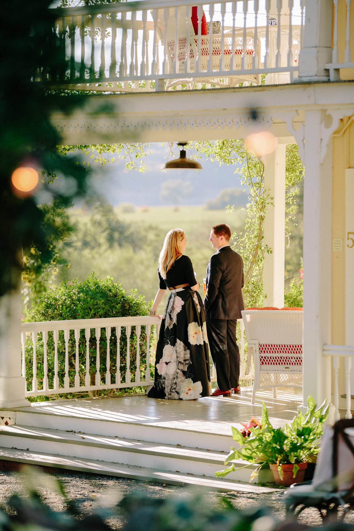 Outdoor wedding reception at Beltane Ranch in Sonoma.