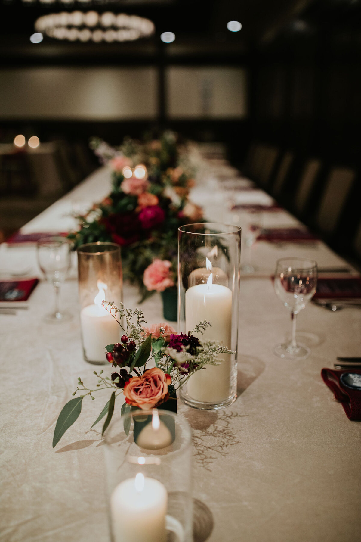 table settings for Nita Lake Lodge Whistler wedding - Within the Flowers