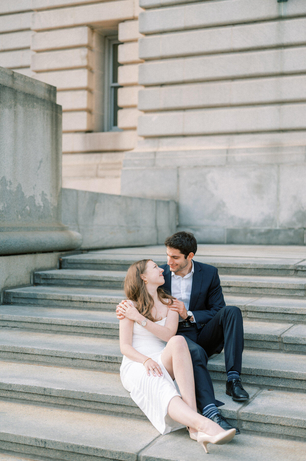 Old Courthouse Engagement Session in Downtown Cleveland-50