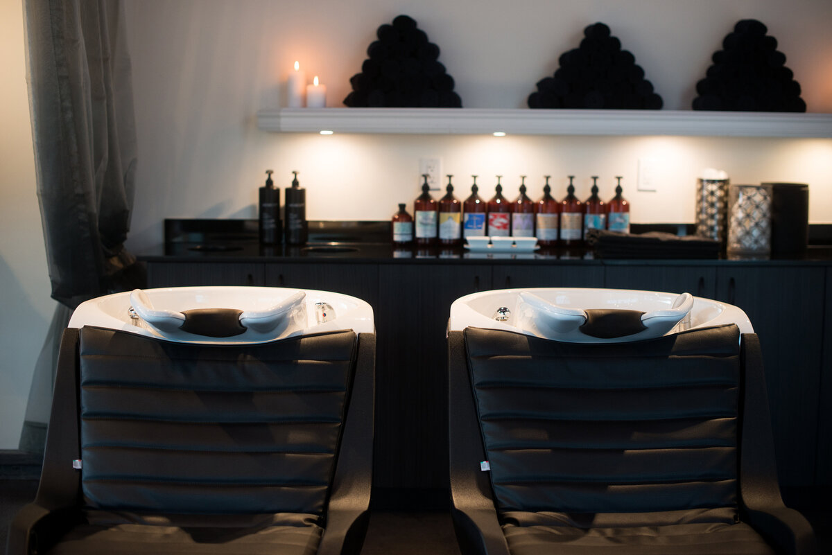Candlelit wash stations