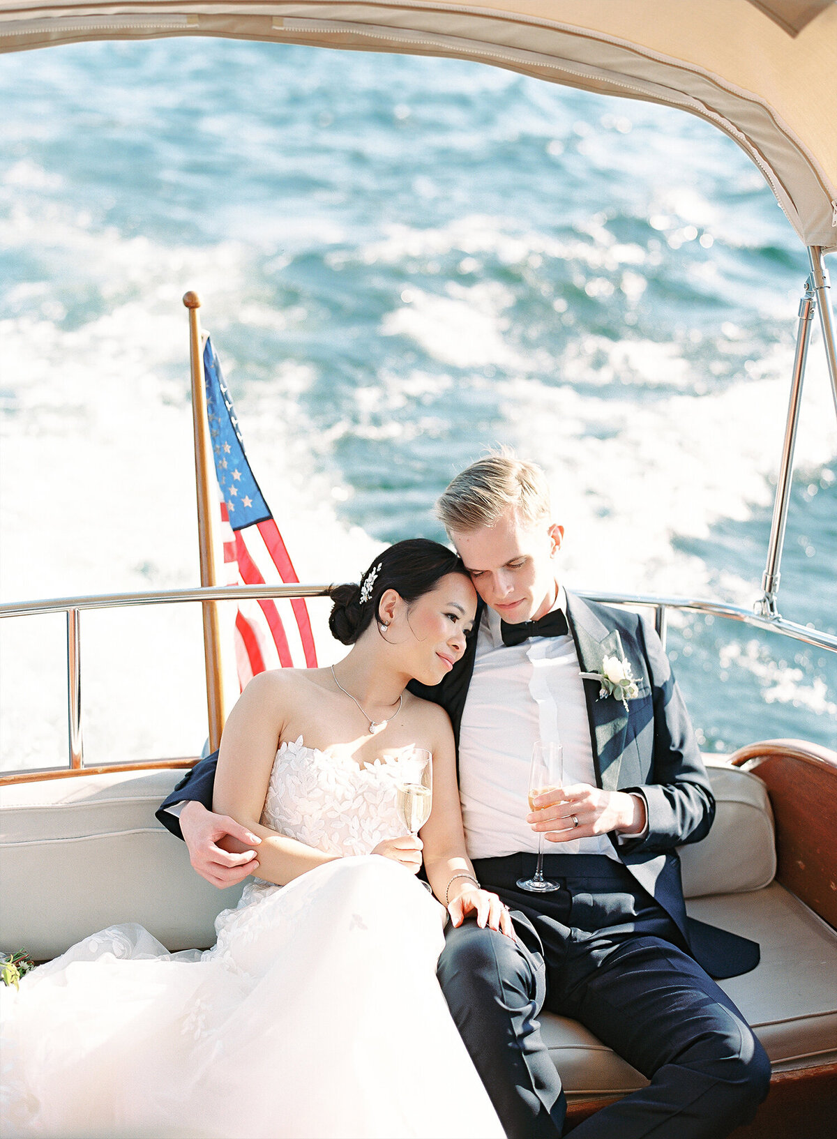 Woodmark Hotel Wedding Photographer, Wirkland - Seattle Waterfront Wedding - Film Photographer - Light and Airy - 34