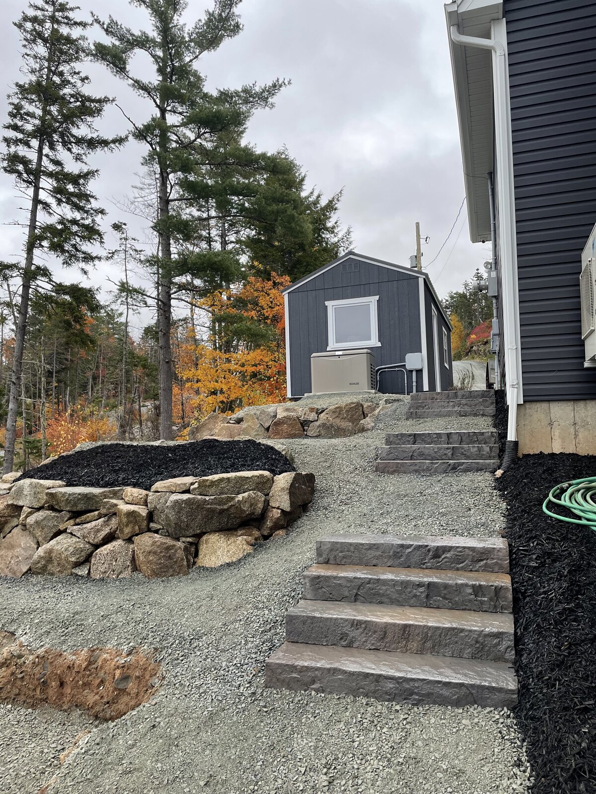Ground Down Land Management - Halifax Excavation Services - Stone Landscaping for Swimming Pools and Patio Work