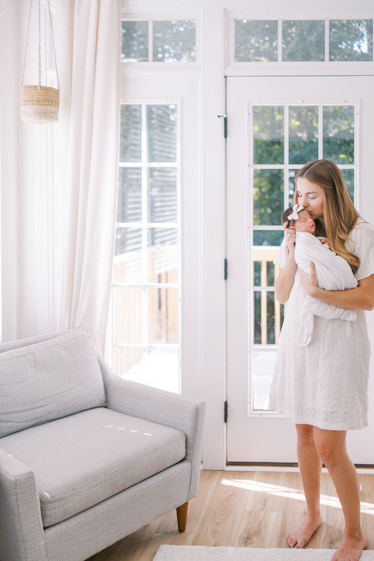 Lifestyle newborn photography