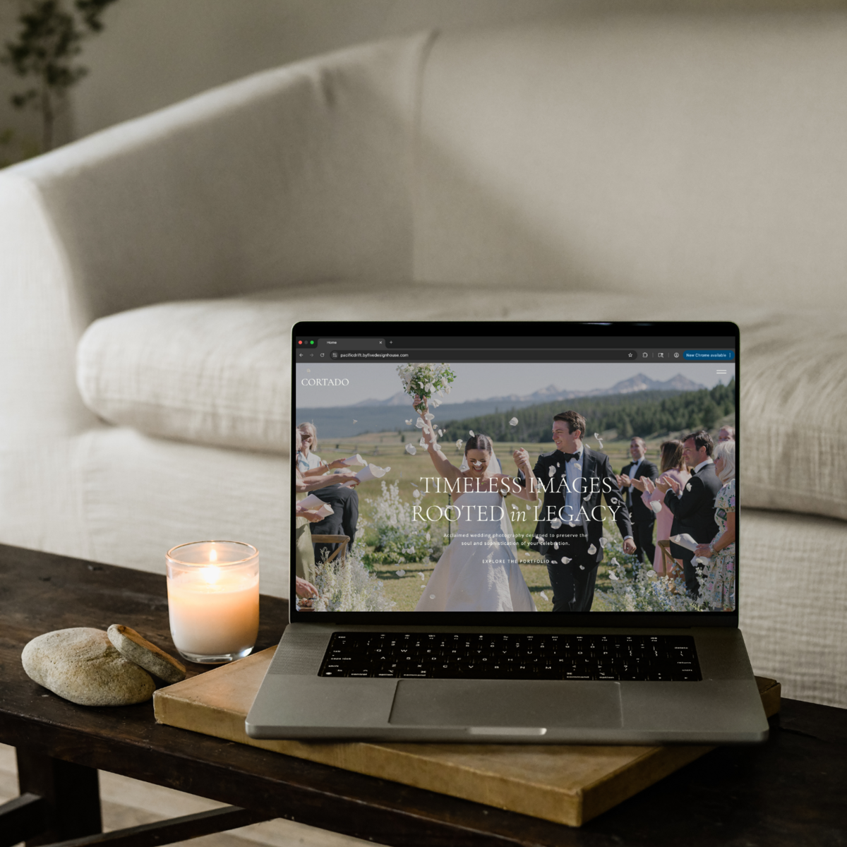 by five design house showit website