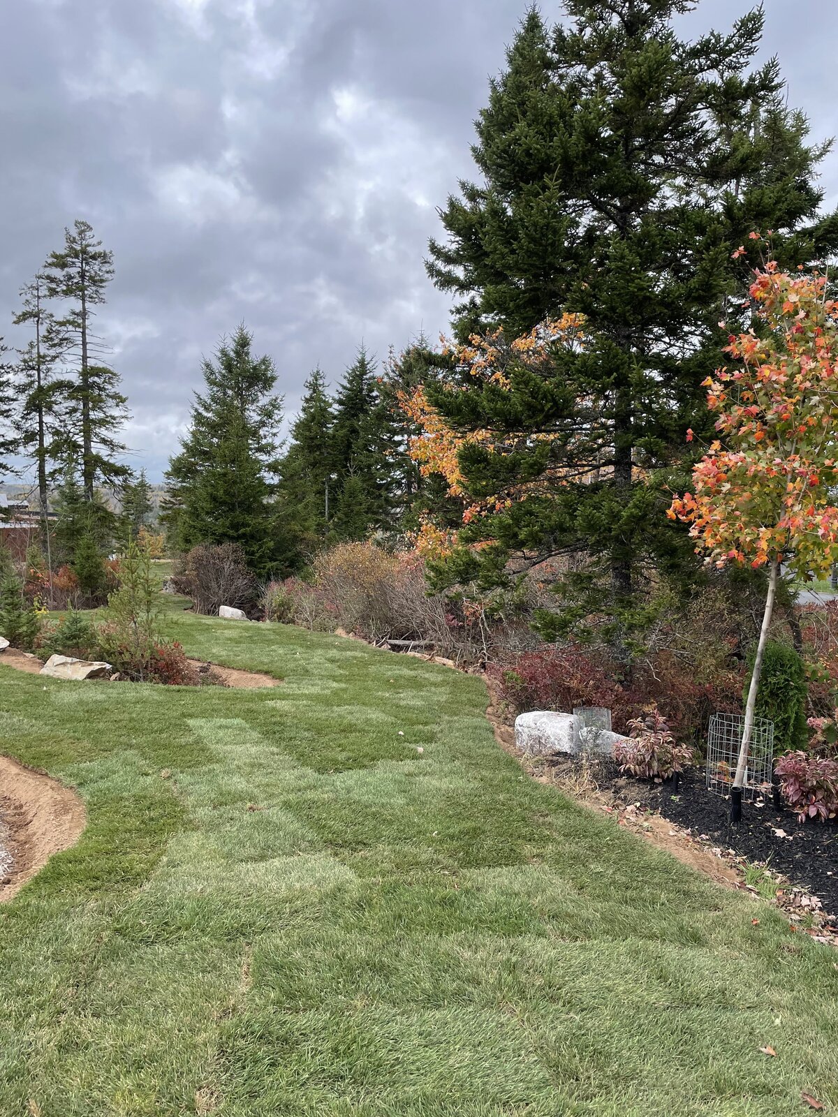 Ground Down Land Management - Halifax Excavation Services - Stone Landscaping Patio Work - sod installation - garden beds & mulch