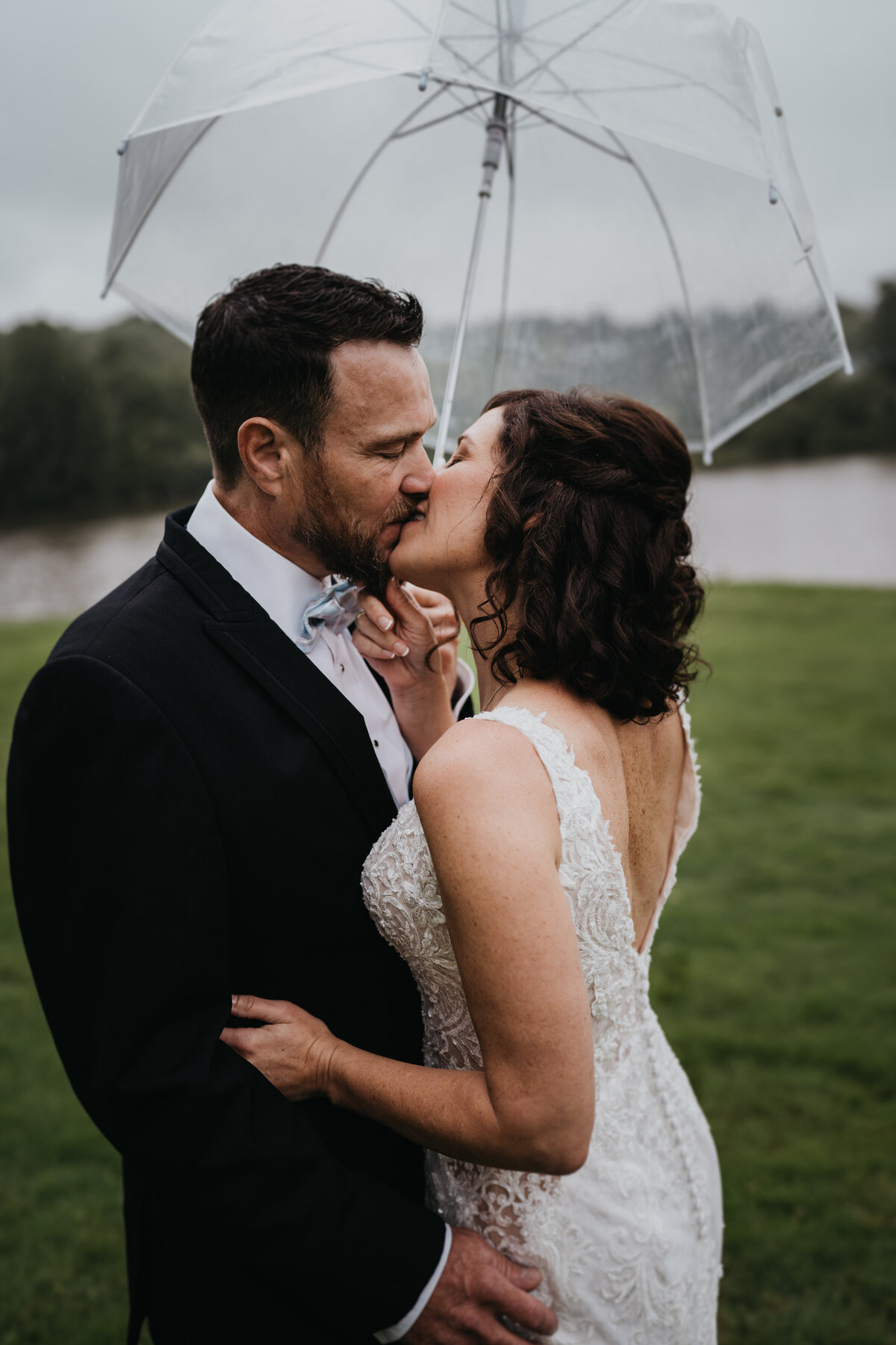 Rainy wedding day