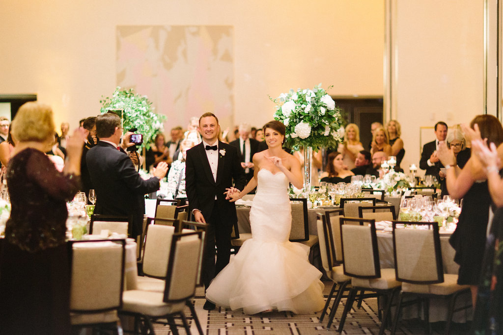 Langham Chicago Wedding WIth Elevated Centerpieces_45