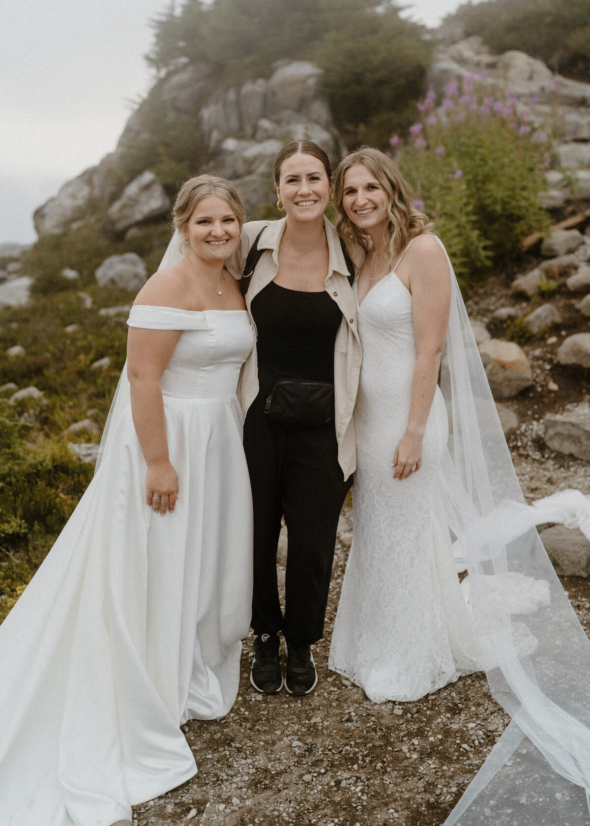 photographer with LGBTQ couple