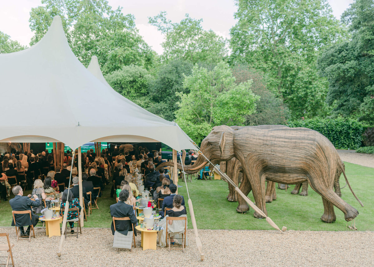 chloe-winstanley-events-lancaster-house-stretch-tent-elephant-family
