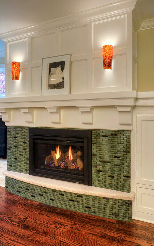 Fireplace with Hearth